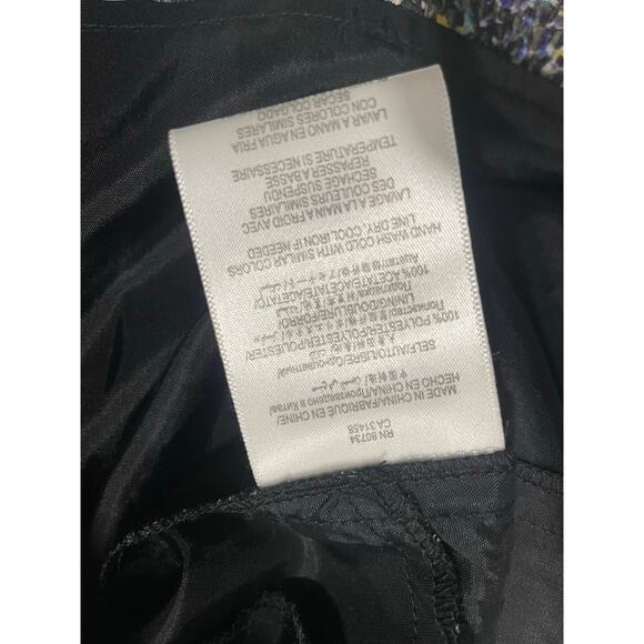 NWT BCBGeneration Sleeveless Dress Tiered Ruffled Womens Sz 4 Black Multicolored - Picture 9 of 14